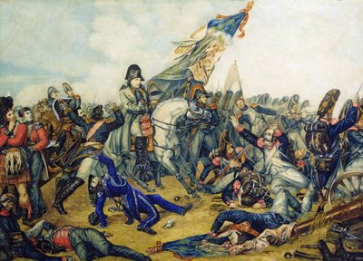 Die Schlacht von Waterloo im Jahr 1815, 1831 von Charles Steiben